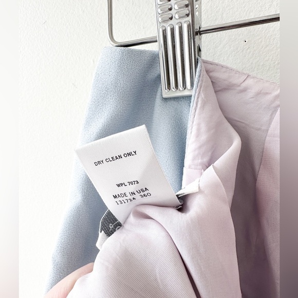 Hugo Buscati - Powder Blue Mini Skirt - Size: 10 - Picture 9 of 10